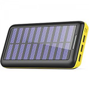 Solar Ladeger&auml;t Powerbank, BERNET 24000mAh Externe Akku Batterien mit (Lighting & Micro)Dual Input 