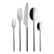 Zeitlos !!! Villeroy & Boch ELLA &ndash; 30-teiliges Edelstahl Besteckset ab 53,95&euro; statt 80&euro;
