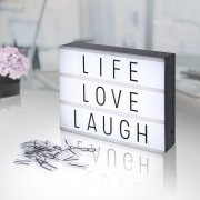 Leuchtkasten im A4 Format mit Buchstaben, Zahlen und Co. f&uuml;r 9,99&euro; statt 14,99&euro;