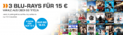 3 F&Uuml;R 12 &euro; DVD AKTION bei Saturn 