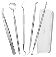 5-teiliges Dental-Set aus Edelstahl von Anjou zur Zahnreinigung mit Gutscheincode nur 7,99 Euro