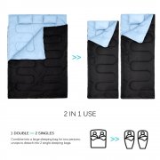 TOMSHOO Doppelschlafsack 2 Personen Camping Schlafsack f&uuml;r 33,49&euro;
