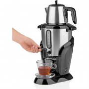 GOURMETmaxx Samowar 2400W mit Teekanne aus Edelstahl f&uuml;r nur 74,98 Euro statt 100,00 Euro