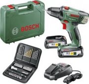 Bosch Home and Garden PSR 18 Li-2 Akku-Bohrschrauber 18V 2.5Ah Li-Ion inkl. 2. Akku, inkl. Koffer