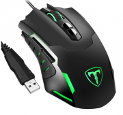 Programmierbare Gaming Maus in Schwarz von VicTsing mit Gutscheincode nur 7,41 Euro 