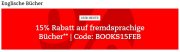 15% auf fremdsprachige B&uuml;cher bei Thalia (online+in der App)