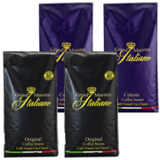 Kaffeeliebhaber hergeh&ouml;rt! Probierpaket 4 kg Kaffeebohnen Grand Maestro Italiano f&uuml;r 39,99 Euro