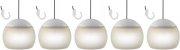 bis Fr. 11 Uhr: Sparset: LED-Pendelleuchte Wei&szlig; Touch 5er-Set f&uuml;r 22&euro; statt 34,50&euro;