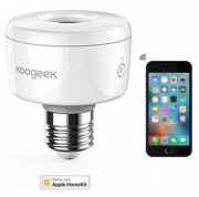 Koogeek E27 Gl&uuml;hbirnen Adapter mit Apple HomeKit Unterst&uuml;tzung f&uuml;r nur 27,99 &euro; statt 34,99 &euro;