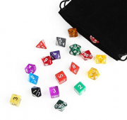 126 Polyedrische W&uuml;rfel von INTEY in 18 Farben f&uuml;r Dungeons + Dragons jetzt nur 19,99 &euro; 