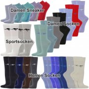 30 Paar Kangaroos Socken versch. Farben f&uuml;r Damen und Herren f&uuml;r nur &euro; 24,99