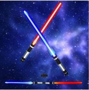 Star Wars Lichtschwert 2 St&uuml;ck mit Farbwechsel und Sound