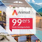 Hotel Gutschein 3 Tage Kurzurlaub 2 Personen &uuml;ber 100 Hotels Animod 99ers