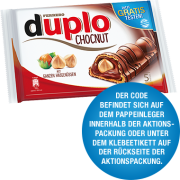 duplo-chocnut jetzt Gratis testen u.a. bei Kaufland, Rewe, Edeka, Netto usw. 