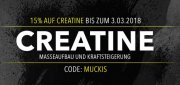 15% auf Creatine im Muskelmacher Shop