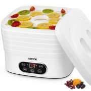 Aicok D&ouml;rrautomat 5 Etagen Obsttrockner mit 72 Stunden Zeitschaltuhr f&uuml;r 29,99&euro;
