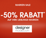 Bei Designermode gibts nur f&uuml;r kurze Zeit 50% Rabatt auf eure Lieblingsmarken!