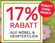 Neckermann 17% Rabatt auf M&ouml;bel + Heimtextilien