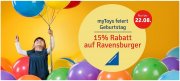 15% Rabatt auf Ravensburger bei mytoys + gratis Puzzle