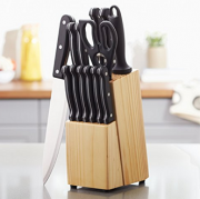 14-teiliger AmazonBasics Messerblock f&uuml;r nur 15,29 Euro inkl. Versand bei Amazon Prime
