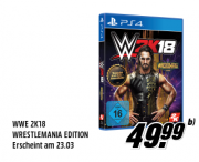 WWE 2K18 WRESTLEMANIA EDITION [PlayStation 4] f&uuml;r nur 49,99!