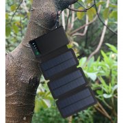 Solar Powerbank 8000mAh mit LED Taschenlampe
