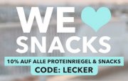 10% auf alle Proteinriegel + Snacks beim Muskelmacher Shop