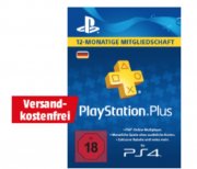 PlayStation Plus Card 12 Monate f&uuml;r deutsche SEN-Konten f&uuml;r 44,99 &euro; statt 64,88 &euro; inkl. Versand