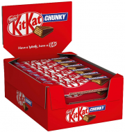24er Pack (24 x 40g) Nestl&eacute; KitKat Chunky Knusper-Riegel mit Milchschokolade