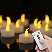 24er Pack LED Teelichter mit Fernbedienung & Timer f&uuml;r 16,13&euro;