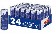 24er Palette Red Bull Energy Drink Blue Edition mit Heidelbeere-Geschmack 24 x 250 ml