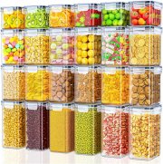 24er Set Storivo Food storage luftdichte Vorratsdosen mit Deckel