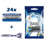 24x Wilkinson Sword Hydro Connect 5 Rasierklingen f&uuml;r Herren Rasierer + 1 Handrasierer nur 39,93&euro;