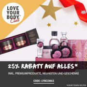 25% auf Alles f&uuml;r Kundenclubmitglieder bei The Body Shop
