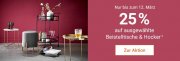-25% auf Beistelltische und Hocker bei Butlers