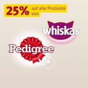 25% auf Pedigree und Whiskas bei Rossmann