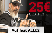 25 Euro Rabatt auf das komplette Bekleidungssortiment bei EMP