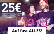 25 Euro Rabatt auf das komplette Bekleidungssortiment bei EMP