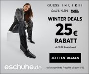 25 Euro Rabatt auf &uuml;ber 25.900 ausgew&auml;hlte Schuhe, Taschen und Accessoires bei eSchuhe