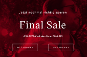 25% Extra-Rabat On Top auf alle bereits reduzierten Damen und Herren Artikel im Sale bei Eterna