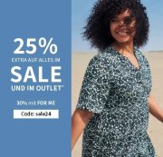 25% Extra-Rabatt auf alle bereits reduzierte Artikel im Sale bei Sheego