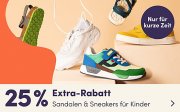 25% Extra-Rabatt auf alle Sandalen und Sneakers f&uuml;r Kids bei MyToys