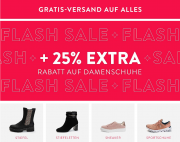 25% Extra-Rabatt auf alle Schuhe f&uuml;r Damen + gratis Versand bei Mirapodo