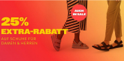 25% Extra-Rabatt auf ALLE Schuhe f&uuml;r Damen und Herren + gratis Versand bei Mirapodo