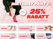 25% Extra-Rabatt auf ALLE Schuhe und Taschen f&uuml;r Damen und Herren + gratis Versand bei Mirapodo