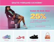 25% Extra-Rabatt auf alle Schuhe und Taschen f&uuml;r Damen und Herren + gratis Versand bei Mirapodo