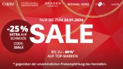 25% Extra-Rabatt auf bereits reduzierte Schmuckst&uuml;cke bei Christ