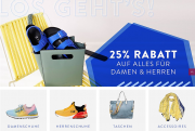 25% Extra-Rabatt auf das komplette Damen und Herren Sortiment bei Mirapodo