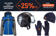 25% Extra-Rabatt On Top auf das Ski- und Snowboardsortiment bei SportScheck