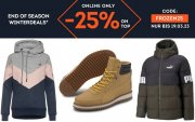 25% Extra-Rabatt On Top auf End of Season Winterdeals bei SportScheck